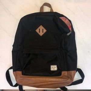Herschel black backpack